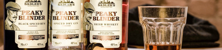Peaky Blinder Whiskey, Gin og Rum
