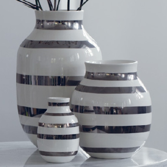 Kahler vase sølv